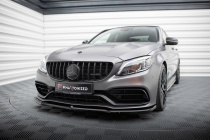 Mercedes AMG C63 Sedan / Estate W205 Facelift 2018-2021 Frontläpp / Frontsplitter V.1 Maxton Design